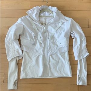 Fitted, White Lululemon Jacket